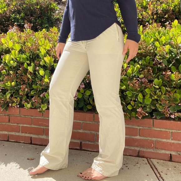 Wallis Pants & Jumpsuits Vintage Cream Colored Wide Leg Pants By